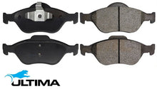 ULTIMA FRONT BRAKE PAD SET TO SUIT FORD FIESTA WP WQ FYJA 1.6L I4