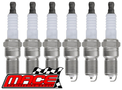 SET OF 6 MACE SPARK PLUGS TO SUIT HOLDEN MONARO V2 L67 SUPERCHARGED 3.8L V6