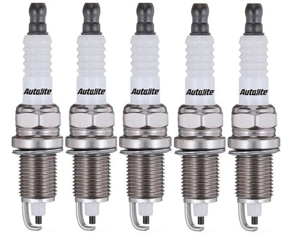 SET OF 5 AUTOLITE SPARK PLUGS TO SUIT VOLKSWAGEN CARAVELLE T4 ACU AAF 2.5L I5