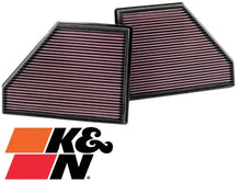 PAIR OF K&N REPLACEMENT AIR FILTER TO SUIT BMW X SERIES X5 N62B48 4.8L V8 FROM 03/2007