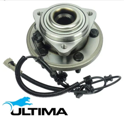 2 X ULTIMA FRONT WHEEL HUB AND BEARING ASSEMBLY TO SUIT JEEP 3Y5 EZB EVA EZD XY ESF 4.7L 5.7L 6.1 V8
