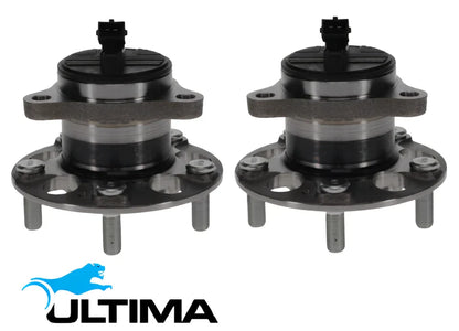 2 X ULTIMA REAR WHEEL HUB AND BEARING ASSEMBLY TO SUIT HYUNDAI I30 PDE G4LK TURBO 1.5L I4