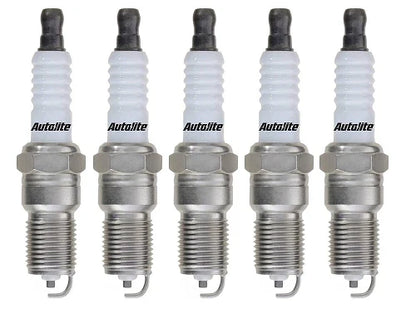 SET OF 5 AUTOLITE SPARK PLUGS TO SUIT VOLKSWAGEN ACU AAF 2.5L I5