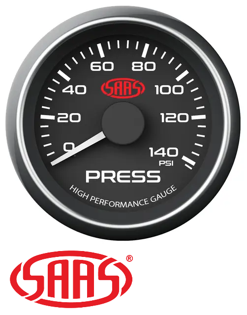 SAAS MUSCLE SERIES 1 OIL PRESSURE 12V 52MM GAUGE