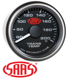 SAAS MUSCLE SERIES TRANSMISSION OIL TEMPERATURE 12V 52MM GAUGE