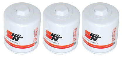 SET OF 3 K&N HIGH FLOW RACING OIL FILTERS TO SUIT HOLDEN STATESMAN WH WK WL LS1 L76 5.7L 6.0L V8