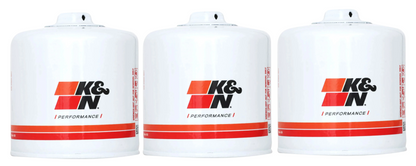 SET OF 3 K&N HIGH FLOW RACING OIL FILTERS TO SUIT HOLDEN CAPRICE WM WN L76 L77 L98 LS3 6.0L 6.2L V8