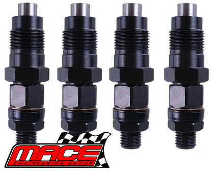 SET OF 4 MACE FUEL INJECTORS TO SUIT MITSUBISHI PAJERO V26 V46 NJ NK NL NM 4M40 4M40T TURBO DIESEL 2.8L I4