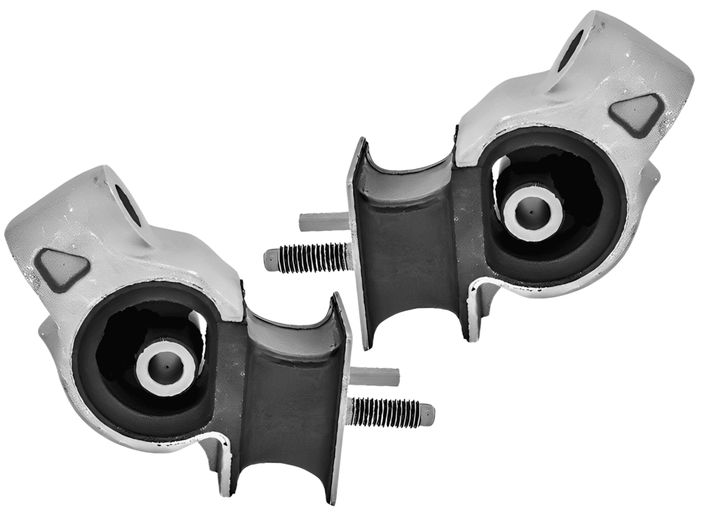 PAIR OF STANDARD FRONT ENGINE MOUNTS TO SUIT FORD RANGER PX1 DPAT P4AT TURBO DIESEL 2.2L 2.5L I4