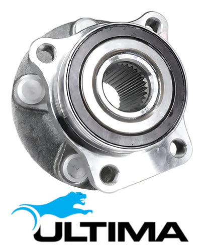 2 X ULTIMA FRONT WHEEL HUB AND BEARING ASSEMBLY TO SUIT SUBARU FORESTER SJ S13 EE20 FB20A FA20E FB25A TURBO DIESEL 2.0L 2.5L F4