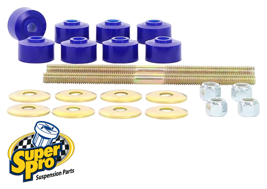 SUPERPRO FRONT SWAY BAR LINK BUSH KIT TO SUIT FORD RANGER PJ PK WEAT WLAT TURBO DIESEL 2.5L 3.0L I4