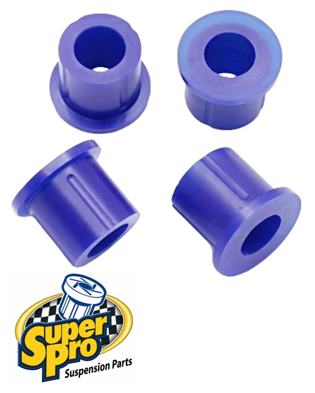 SUPERPRO REAR LEAF SPRING REAR LOWER EYE BUSH KIT TO SUIT FORD RANGER PX P4AT TURBO DIESEL 2.2L I4 EXCEPT XL HI-RIDER 2D TILL 07/2018