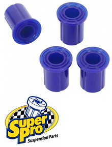SUPERPRO REAR LEAF SPRING SHACKLE BUSH KIT TO SUIT NISSAN NAVARA D40 VQ40DE V9X TURBO DIESEL 3.0L 4.0L V6