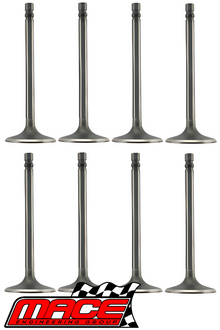 SET OF 8 MACE STANDARD 1.948" INTAKE VALVES TO SUIT HOLDEN CALAIS VK VN VP VR VS 304 308 5.0L V8