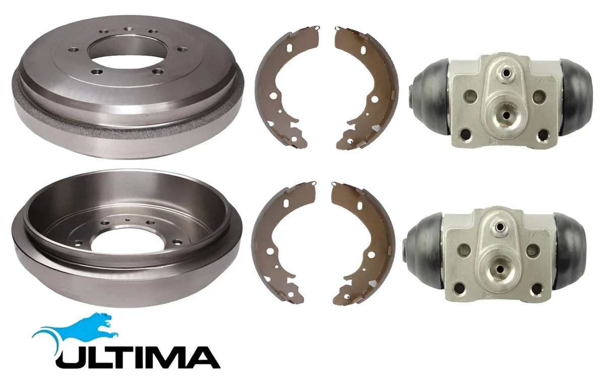 ULTIMA DRUM BRAKE KIT TO SUIT HOLDEN C24SE Y24SE 4JH1-TC 4JJ1-TCX TURBO DIESEL 2.4L 3.0L I4