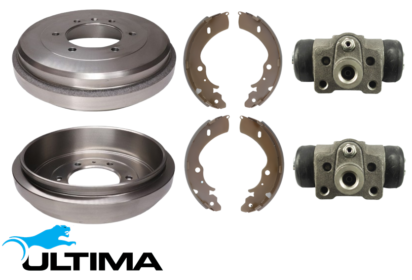 ULTIMA DRUM BRAKE KIT TO SUIT HOLDEN COLORADO RC ALLOYTEC LCA 3.6L V6