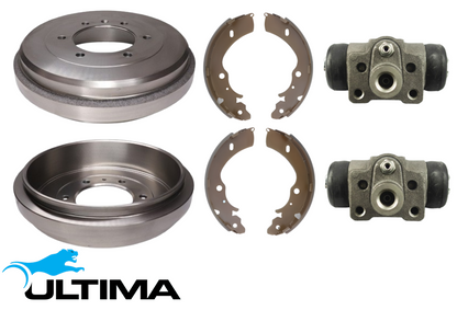 ULTIMA DRUM BRAKE KIT FOR HOLDEN COLORADO RC ALLOYTEC LCA 3.6L V6