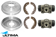 ULTIMA DRUM BRAKE KIT TO SUIT HOLDEN RODEO RA 4JH1-TC TURBO DIESEL 3.0L I4 SUITS RWD HI-RIDE SUSPENSION