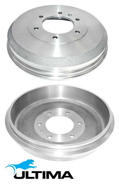 ULTIMA DRUM BRAKE KIT TO SUIT HOLDEN RODEO RA 4JH1-TC TURBO DIESEL 3.0L I4 SUITS 4WD 2D HI-RIDE SUSPENSION