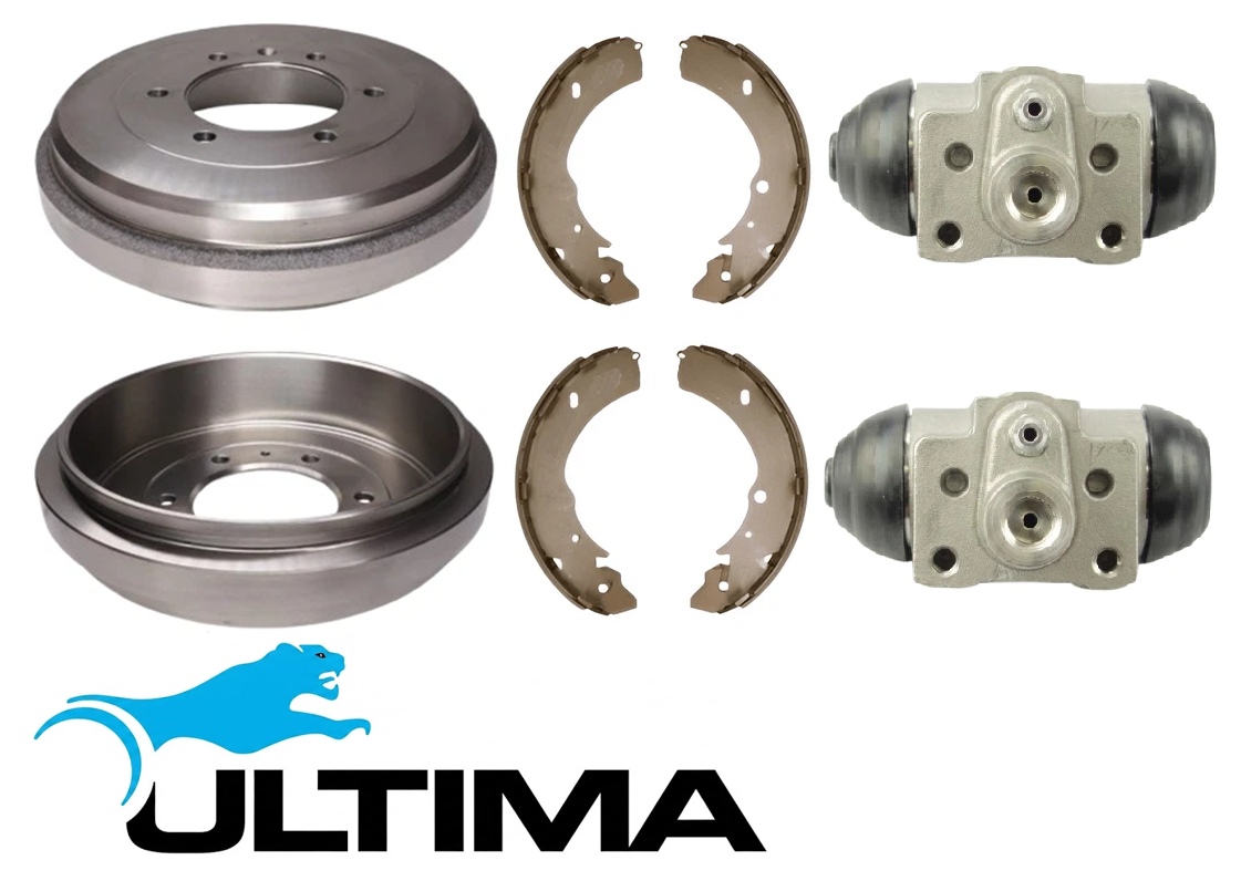 ULTIMA DRUM BRAKE KIT TO SUIT HOLDEN RODEO RA ALLOYTEC LCA 3.6L V6 EXCEPT 4D 4WD