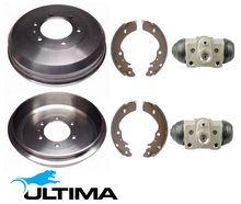 ULTIMA REAR DRUM BRAKE KIT TO SUIT HOLDEN RODEO RA ALLOYTEC LCA 3.6L V6 EXCEPT 2D RWD