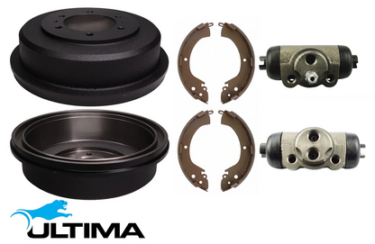 ULTIMA REAR DRUM BRAKE KIT TO SUIT MITSUBISHI TRITON MK 6G72 3.0L V6 SUITS 4WD