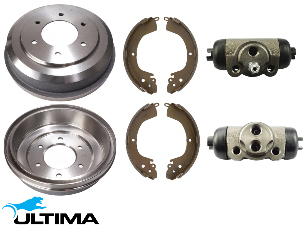 ULTIMA DRUM BRAKE KIT TO SUIT MITSUBISHI TRITON MK 4M40 DIESEL 2.8L I4