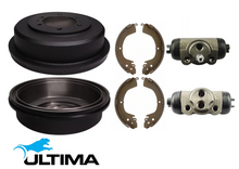 ULTIMA REAR DRUM BRAKE KIT TO SUIT MITSUBISHI TRITON MK 4M40T TURBO DIESEL 2.8 I4