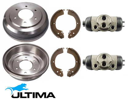 ULTIMA DRUM BRAKE KIT TO SUIT MITSUBISHI TRITON MK 4G64 2.4L I4 SUITS RWD GL 2D