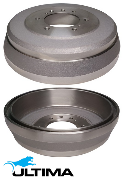ULTIMA DRUM BRAKE KIT TO SUIT NISSAN NAVARA D22 VG30E 3.0L V6 SUITS RWD FROM 01/2001
