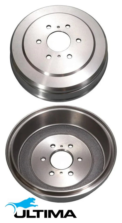 ULTIMA REAR DRUM BRAKE KIT TO SUIT NISSAN NAVARA NP300 D23 YS23DDTT QR25DE TWIN TURBO DIESEL 2.3L 2.5L I4