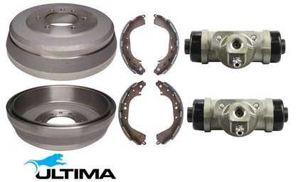ULTIMA DRUM BRAKE KIT TO SUIT NISSAN PATHFINDER R50 VG33E 3.3L V6 SUITS 4WD FROM 12/1998