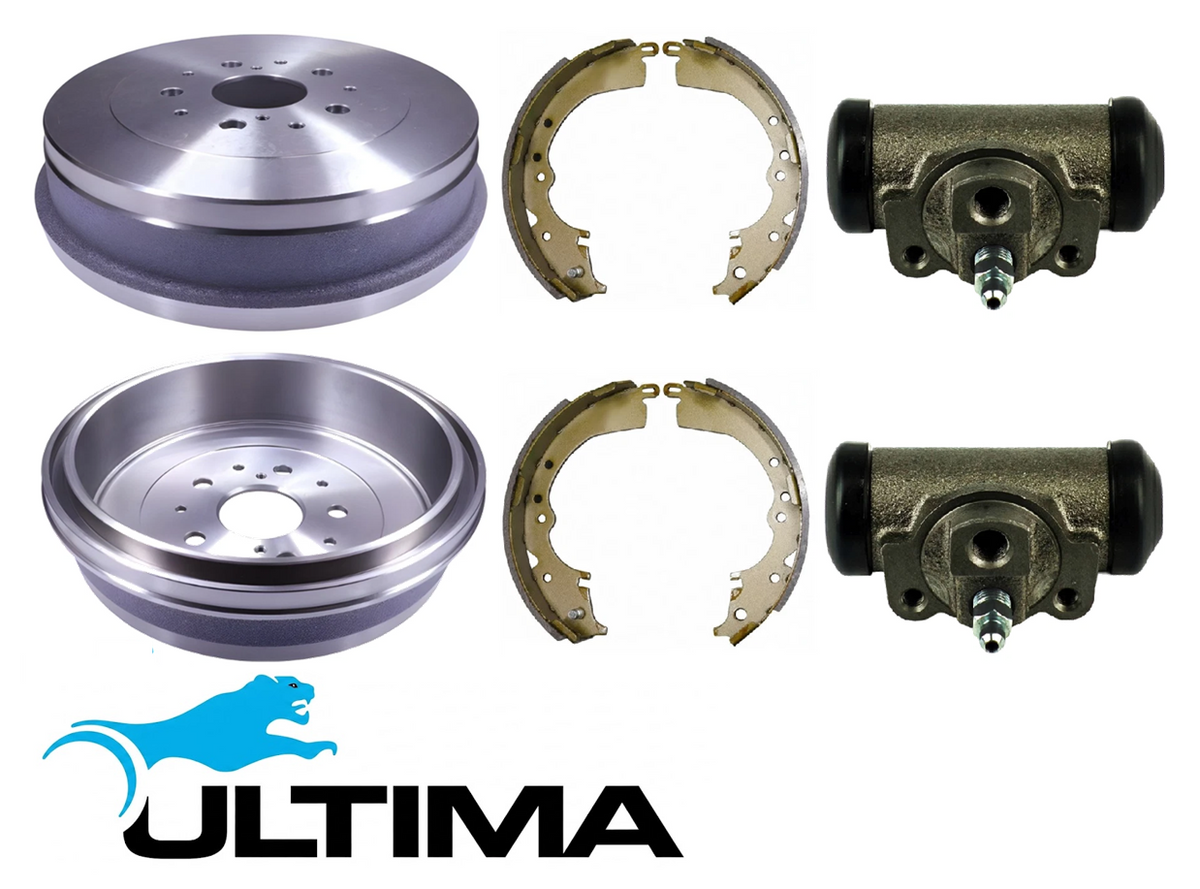 ULTIMA DRUM BRAKE KIT TO SUIT TOYOTA HILUX GGN15R 1GR-FE 4.0L V6
