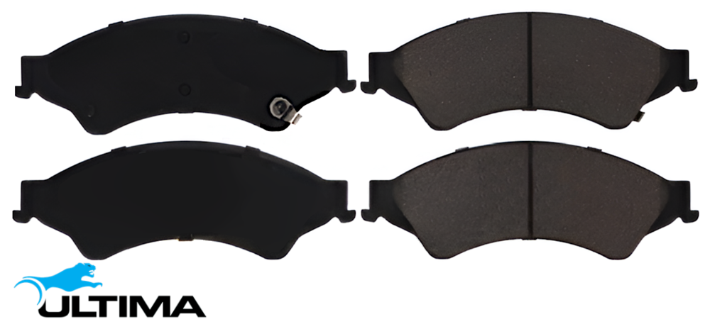 ULTIMA FRONT BRAKE PADS TO SUIT FORD RANGER PX1 PX2 PX3 P5AT TURBO DIESEL 3.2 I5 TWIN PISTON CALIPER