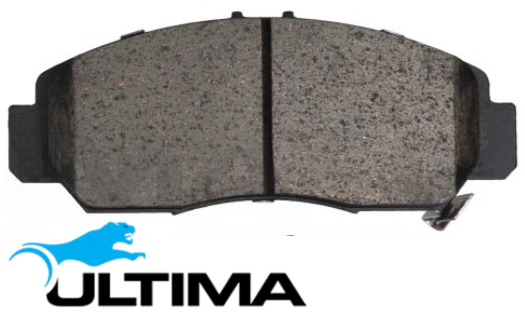 ULTIMA FRONT BRAKE PAD SET TO SUIT HONDA H22A H23A D17A2 R18A R18A1 1.7L 1.8L 2.2L 2.3L I4