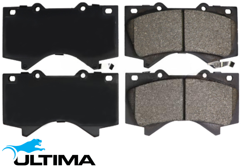 ULTIMA FRONT BRAKE PAD SET TO SUIT LEXUS LX450D VDJ210R 1VD-FTV TWIN TURBO DIESEL 4.5L V8