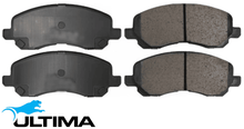 ULTIMA FRONT BRAKE PAD SET TO SUIT MITSUBISHI LANCER CH 4G69 2.4L I4 5 STUD WHEELS
