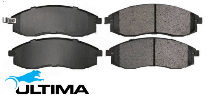 ULTIMA FRONT BRAKE PAD SET TO SUIT MITSUBISHI TRITON MK 6G72 3.0L V6 FROM 06/2000