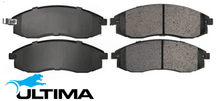 ULTIMA FRONT BRAKE PAD SET TO SUIT MITSUBISHI TRITON MK 6G72 3.0L V6 FROM 06/2000