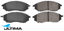 ULTIMA FRONT BRAKE PAD SET TO SUIT NISSAN MR20DE QR25DE YD25DDTI TURBO DIESEL 2.0L 2.5L I4