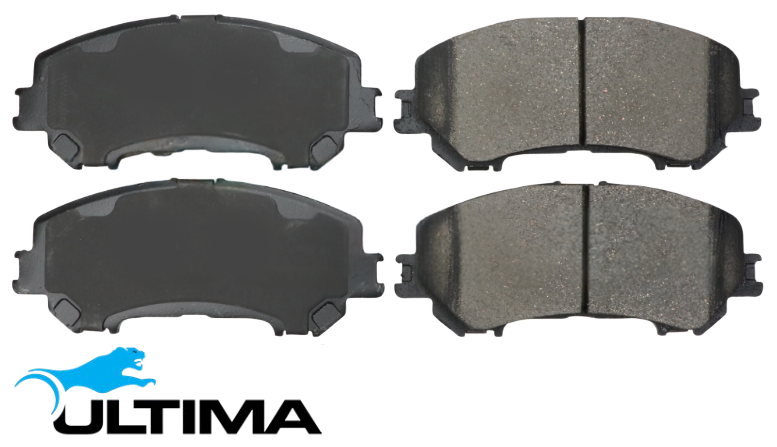 ULTIMA FRONT BRAKE PAD SET TO SUIT NISSAN QASHQAI J11 MR20DD HRA2DDT R9M TURBO DIESEL 1.2 1.6 2.0 I4