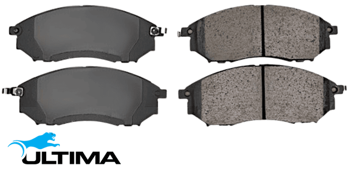 ULTIMA FRONT BRAKE PAD SET TO SUIT NISSAN PATHFINDER R51 V9X TURBO DIESEL 3.0L V6