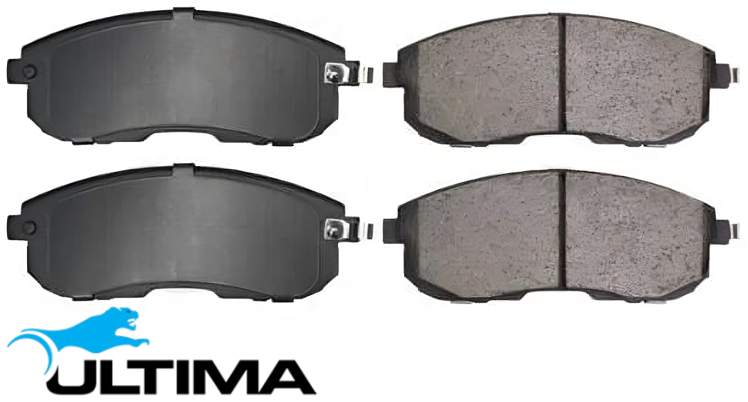 ULTIMA FRONT BRAKE PAD SET TO SUIT MAZDA ZY ZJ-VE 1.3L 1.5L I4