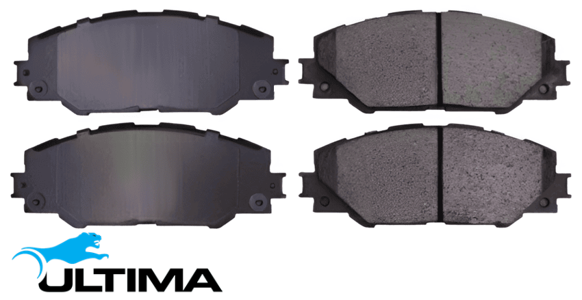 ULTIMA FRONT BRAKE PAD SET TO SUIT TOYOTA RAV4 ASA44R ZSA42R 2AR-FE 3RZ-FE 2.0L 2.5L I4
