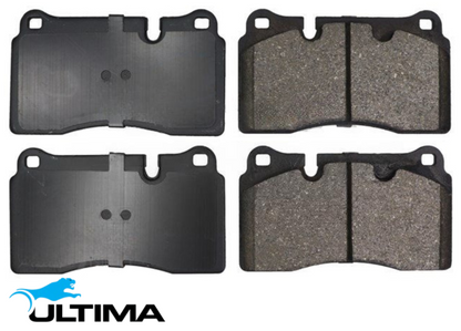 ULTIMA FRONT BRAKE PAD SET TO SUIT VOLKSWAGEN TOUAREG 7L BAC BPE TURBO DIESEL 2.5L I5
