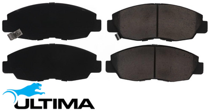 ULTIMA FRONT BRAKE PAD SET TO SUIT HONDA ACCORD CL F20B K20A K24A K24A3 2.0L 2.4 I4 260MM FRONT DISC