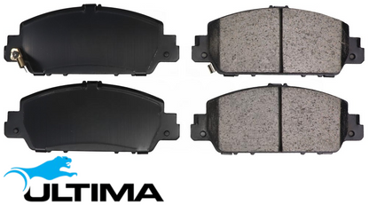 ULTIMA FRONT BRAKE PAD SET TO SUIT HONDA ACCORD CU K24Z3 2.4L I4 296MM OD ROTOR