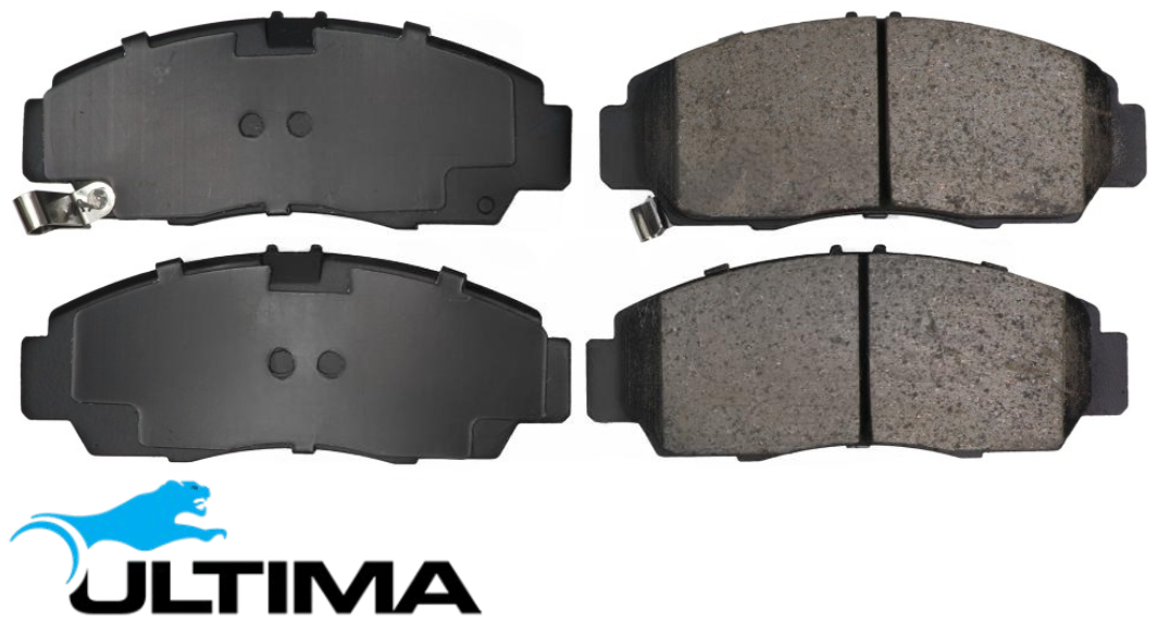 ULTIMA FRONT BRAKE PAD SET TO SUIT HONDA ACCORD CM K24A4 2.4L I4 WAGON ONLY