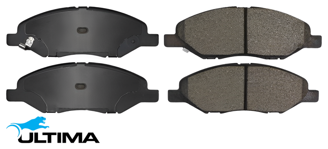 ULTIMA FRONT BRAKE PAD SET TO SUIT NISSAN MARCH K12 CR12DE 1.2L I4 SUITS 67KW