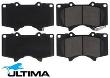 ULTIMA FRONT BRAKE PAD SET TO SUIT MITSUBISHI PAJERO NS NT NW NX 4M41T TURBO DIESEL 3.2L I4